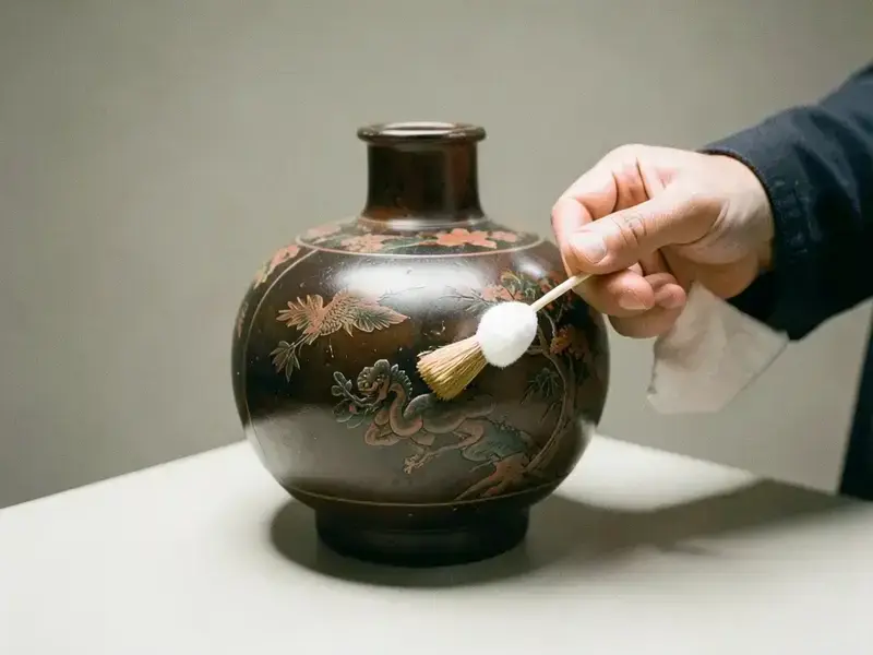 慎重なクリーニング