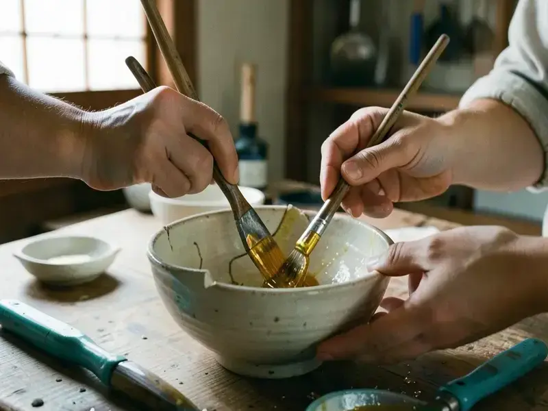 金継ぎの工程